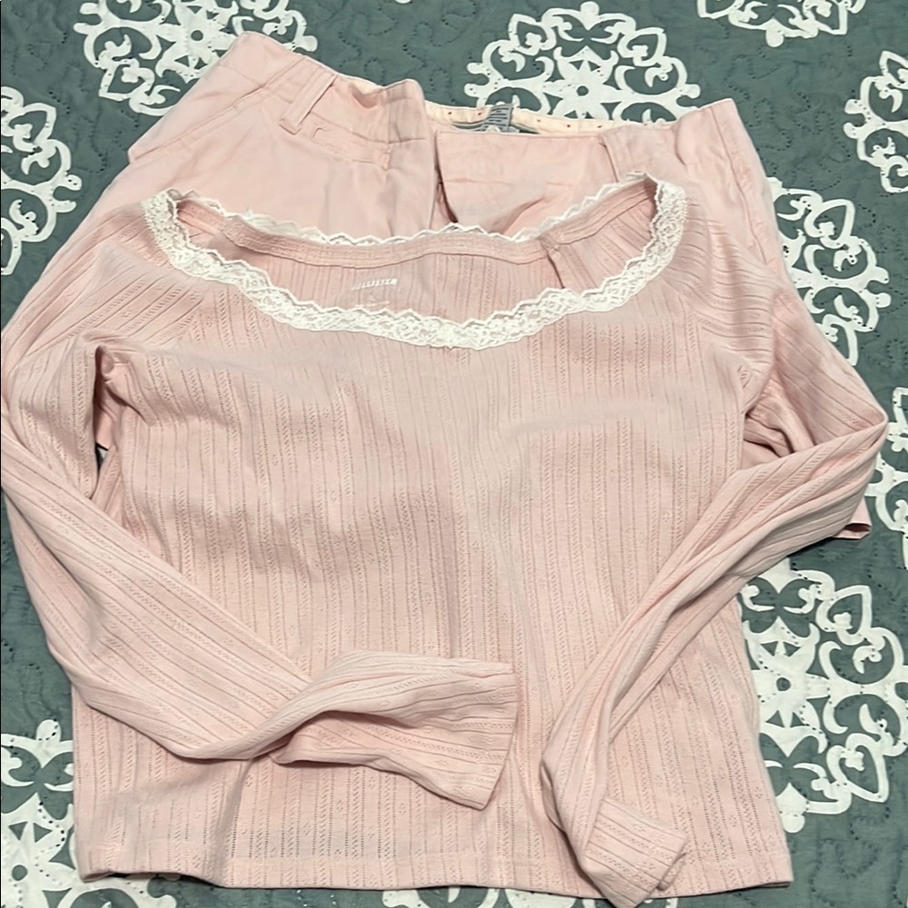 Old Navy Pink Polka Dot Top